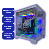 Pc Gamer Aquario R7 5700x 500gb 32gb Water Cooler Rtx 3050