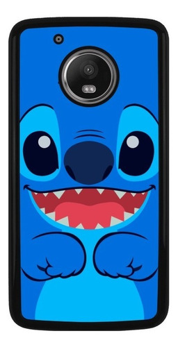 Funda Protector Para Motorola Moto Lilo Y Stitch Azul Mod