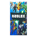 Toalha Banho Infantil Roblox Personalizada Nome Bordado