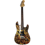 Guitarra Fender Squier Stratocaster Hss Obey Graphic Collage