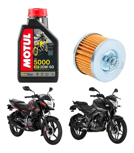 Kit Service Rouser 125 135 Ns 150 160 + Filtro 3000 Sia+