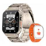 Reloj Inteligente De Acero Inoxidable Bluetooth Para Hombre