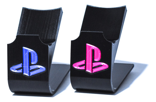 Kit 2 Soportes De Joystick Playstation 4 Azul - Rosa - Ps4