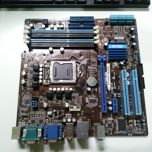 Placa Mãe Asus P7h55-m/br Para Pc Defeito Manutenção Reparo