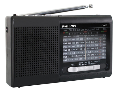 Radio Portatil Multibanda Recargable Usb Tf Philco