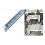 Grapa 150 P/canaleta  Gabinete Aluminio Tubo Led T8 