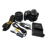Cámara Nikon D3300 Con 18-55mm ( Usada 31152 Disparos ) 
