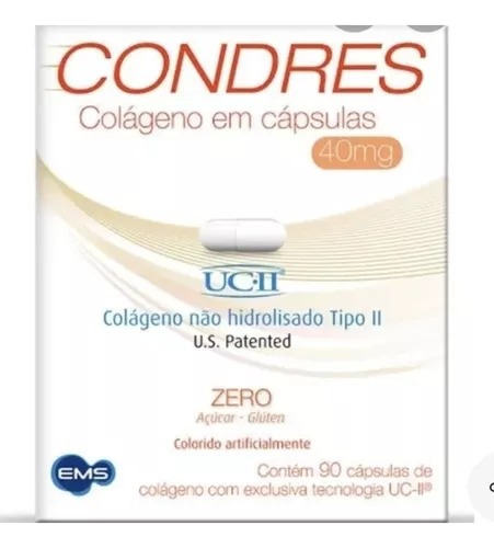 Condres Colágeno 40mg Com 90 Cápsulas Original (zero Açúcar)