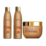 Shampoo+acondic+mascarilla Argan Fuerza Y Brillo Al Cabello