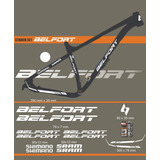 Calcomania Pegatina Sticker Bicicleta Vinil Belfort