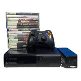 Microsoft Xbox 360 Destravado Completo | 1 Controle + Jogos