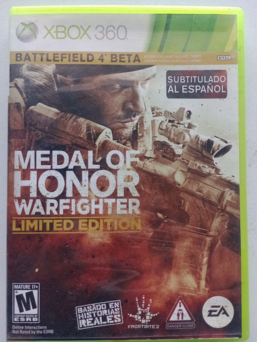Medal Of Honor Warfighter Limited Edition Xbox 360 Fisico