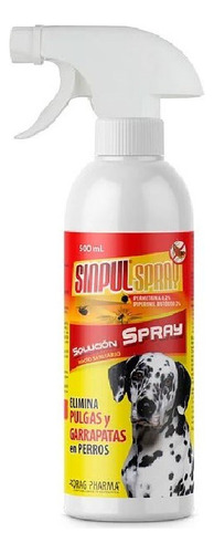 Spray Sinpul Anti Parasitario Externo Para Perros 500ml
