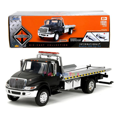 International Durastar 4400 Grúa Plataforma Jada 1:24 Color Negro | Envío gratis