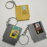 Llaveros Juegos Nes, 3pzs, Mario Bros, Zelda