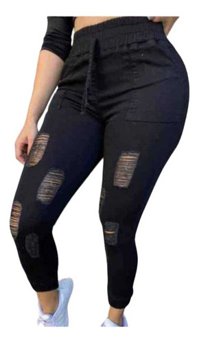 Jogger De Mujer Rasgado