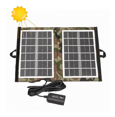 Panel Solar Cargador Solar Plegable Puerto Usb Cl-670 