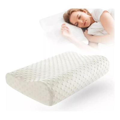 Almohada Memory Foam Ortopedicas Cervical Suave Cómoda Color Blanco | MercadoLibre
