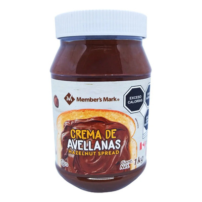 Crema De Avellanas Members Mark 1 Kg | MercadoLibre