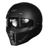 Casco Kov Spectrum Negro Mate Certificado 