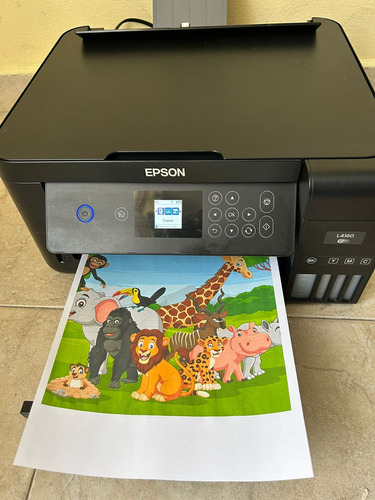 Impresora A Color  Multifunción Epson Ecotank L4160 Con Wifi