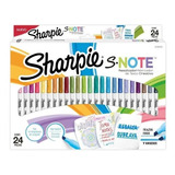 Marcadores Sharpie S-note Set 24 Piezas Resalta Y Subraya