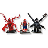 Set 3 Muñecos Venom, Carnage Y Spiderman Minifiguras