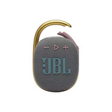 Bocina Jbl Clip 4 Portátil Con Bluetooth Impermeable Gris