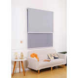 Cortina Doble Screen Más Blackout 180x200 Blanca,gris,beige