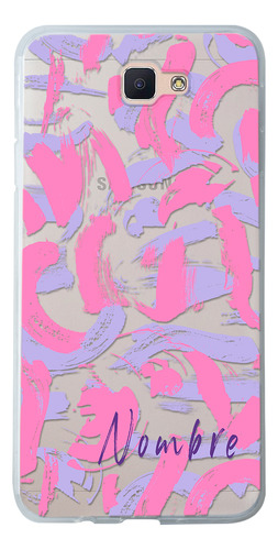 Funda Para Galaxy Pintura Manchas Para Mujer  Con Tu Nombre