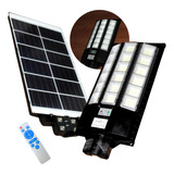 Super Lampara Led Solar Suburbana 600w Luz Blanca Exterior Color Negro