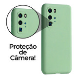 Capa Protege Câmera Silicone Compatível iPhone 7, 8, Se Cor Azul Cobalto