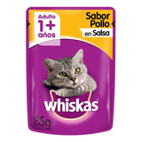 Caja Pouch Whiskas Pollo X 12u. (85grx12u)