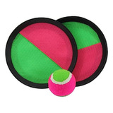 Juego 2 Raquetas Velcro + Pelota Catch Ball Playa Parque Mnr