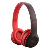 Auriculares Inalámbricos Mti P47 P47 Rojo Con Luz Led