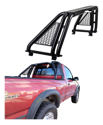 Roll Bar Sport 5.0 Negro Texturizado Para Tacoma 2001 Americ