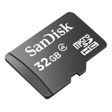 Memoria Micro Sd Hc 32gb Sandisk Clase 4 + Adaptador Sd 