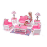 Gloria El Living Accesorios Muñecas 29 Cm Barbie Sillones