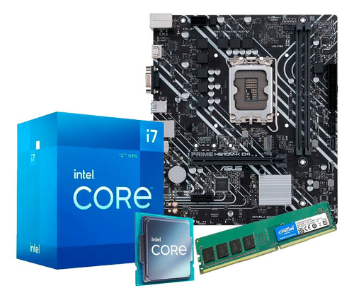 Combo Actualizacion Intel I7-12700 + Mother + 16gb Ram Pcreg