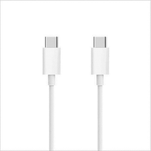 Cable Usb-c 1m Entrada C To C Para Macbook/iPad Color Blanco