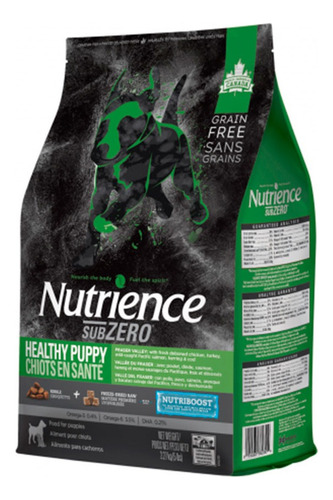 Alimento Perro Nutrience Subzero Puppy Fraser Valley 10kg