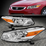 Honda Accord Coupe 2008 - 2012 Juego Faros Ojo De Angel Crom