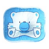 Travesseiro Plagiocefalia Bebe Cabeça Chata Urso Azul T1012