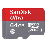 Tarjeta De Memoria Sandisk Sdsdqua-064g-a46  Ultra Con Adaptador Sd 64gb