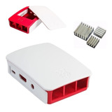 Case Oficial Raspberry Pi 3 Pi3 B E B+ + Dissipadores