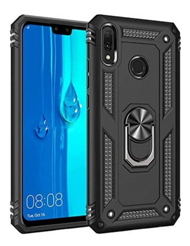 Funda Shockproof Y9 Huawei 2019 + Cristal Templado