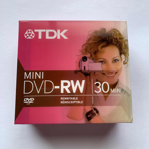 Mini Dvd-rw Tdk 30 Min 1.4 Gb