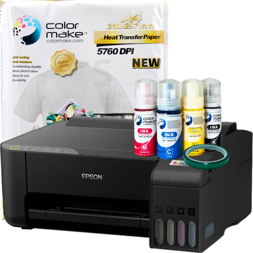 Impresora Epson Carta De Sublimacion + Consumibles Colormake