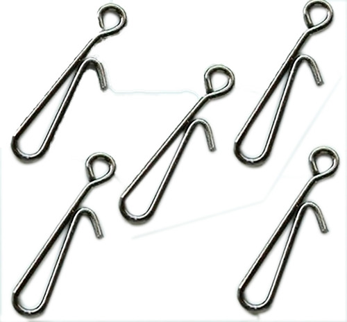 Mosqueton Baitclip Acero Inoxidable N° 6 X 10 Unidades 