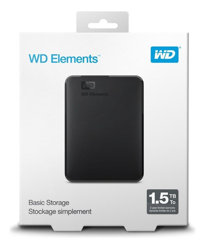 Disco Externo Western Digital Wd Elements Portable 1.5tb 